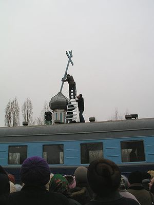 ロシアの列車の教会05