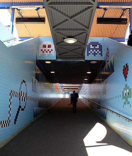 ストックホルムの駅が8bitゲーム風12