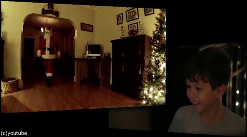 カメラに映るサンタさん02