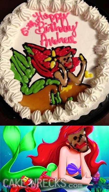 残念なディズニーケーキ01