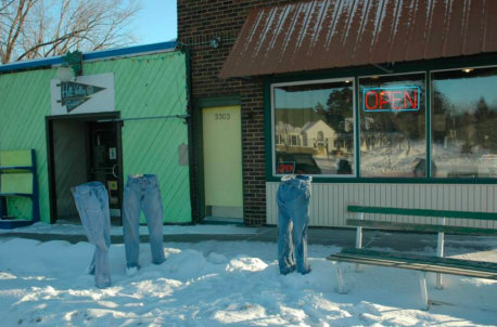 アメリカでジーンズを凍らせる遊び04