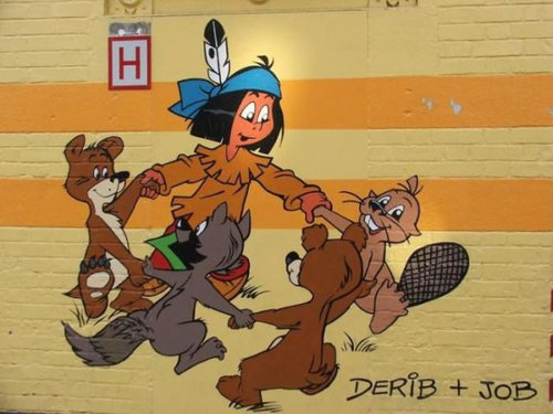 ベルギー・ブリュッセルに描かれたコミックス・グラフィティ03