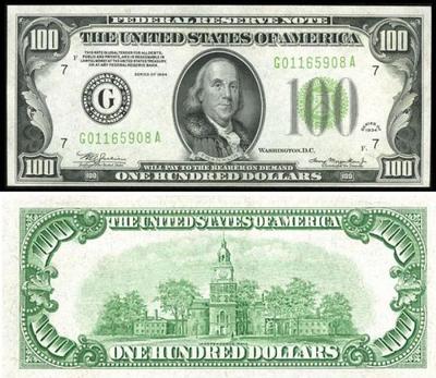 100ドル札 05-1934