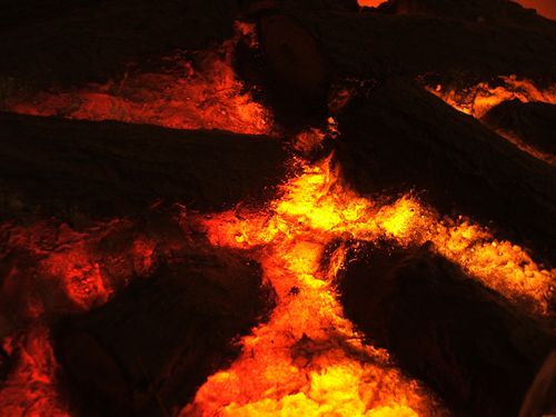 溶岩でバーベキュー00