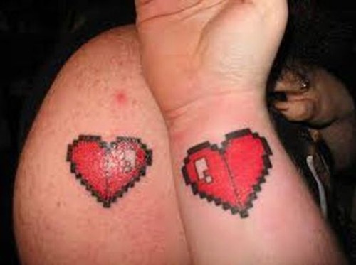 カップルのタトゥー12
