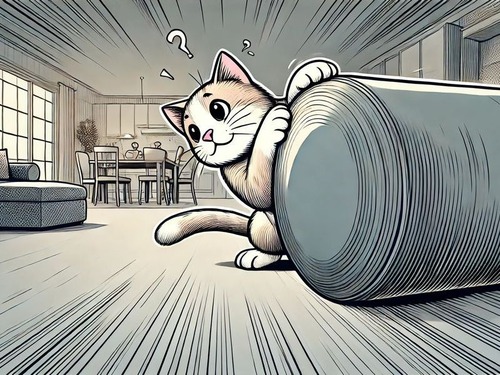 「この子ほど…かくれんぼの下手な猫はいるだろうか？」バレバレだけど似合っている例
