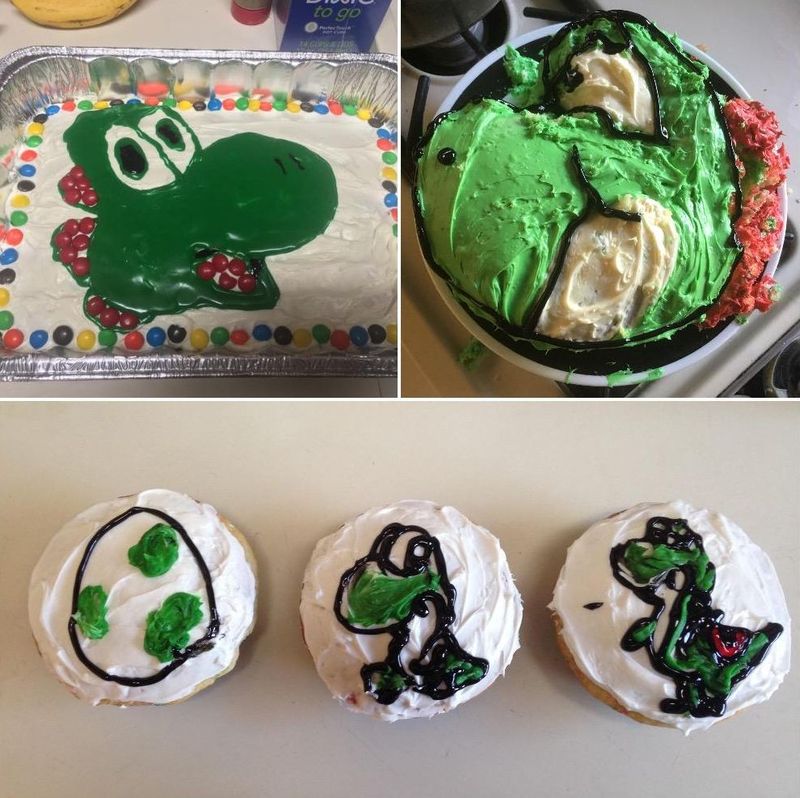 妻が3年連続でヨッシーの誕生ケーキを作ってくれた クオリティは悲惨だけど気にしてないよ らばq 妻が3年連続でヨッシーの誕生ケーキを作ってくれた クオリティは悲惨だけど気にしてないよ らばq