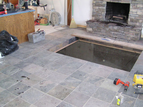 リビングにお風呂作った02