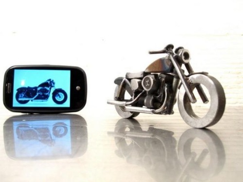 工具を溶接したアート17