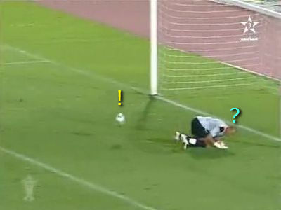 ゴールキーパーの失敗