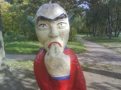ロシアの公園の遊具21