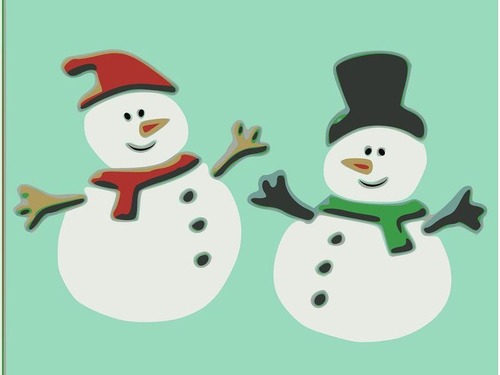 「強風のせいで自然が雪だるまを作っていた…」