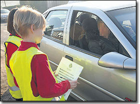 子どもに注意されるスピード違反01