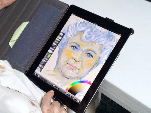 おばあちゃんがiPadを初めて使った02