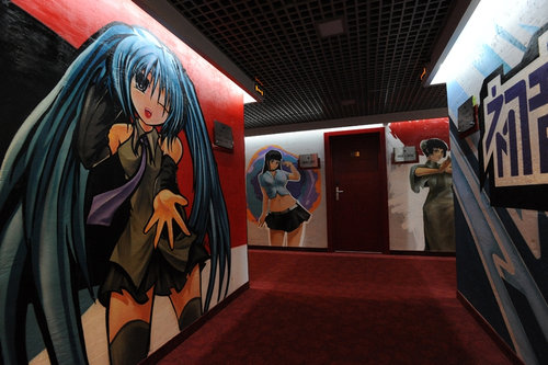 ロシアのホテルに初音ミク05