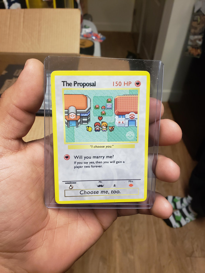 海外女性がユニークなプロポーズ ポケモン好きの彼氏に効果的なやり方 らばq