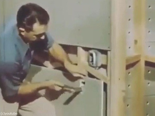 石膏ボードの職人芸01