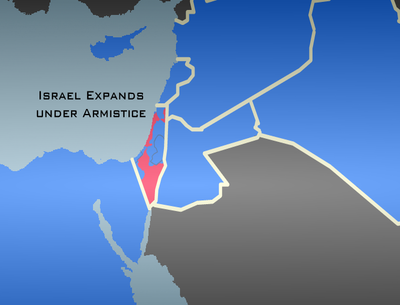 Israel Expands under Armistice