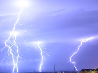 落雷画像