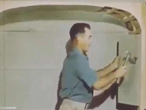 石膏ボードの職人芸03