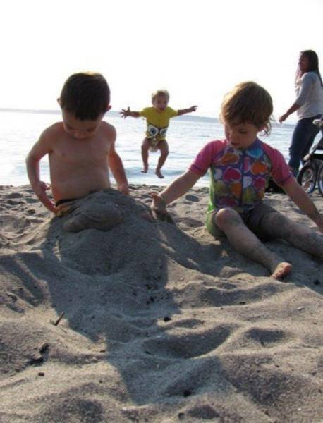 写真の主役を奪う子供たち10