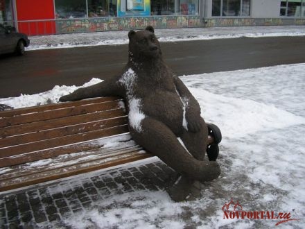 ロシアのクマの像08