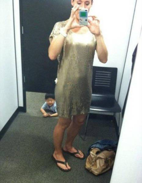 写真の主役を奪う子供たち04