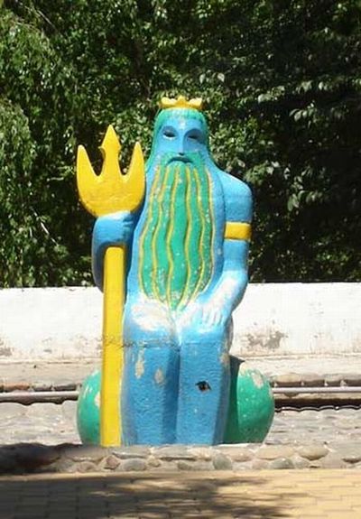 ロシアの公園の遊具18