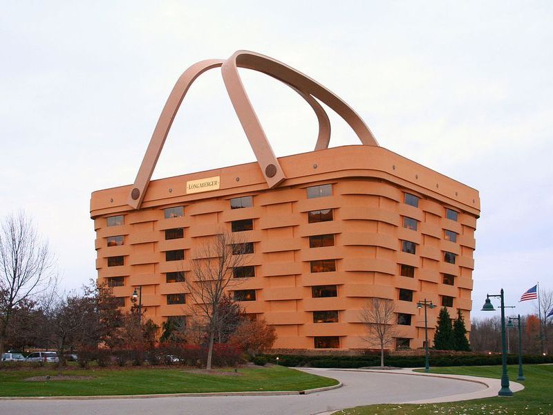 ロンガーバーガー バスケット USA Longaberger】ロンガバーガー