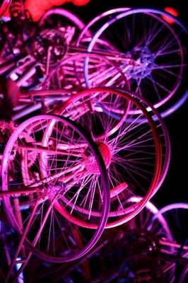 自転車クリスマスツリー09