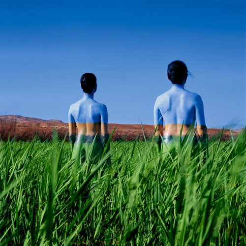 ビーチでカモフラージュ03