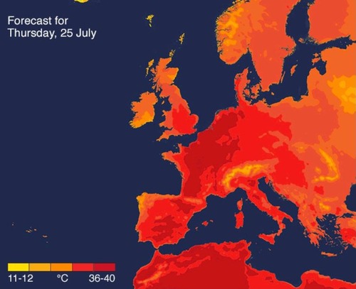ヨーロッパ全土が猛暑02