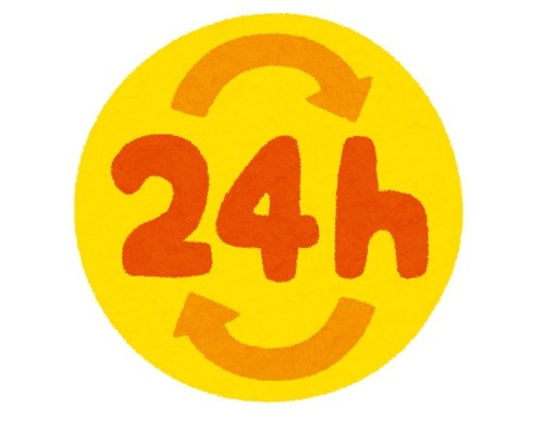 なぜ24時間営業ではなく23.5時間？