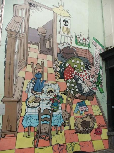 ベルギー・ブリュッセルに描かれたコミックス・グラフィティ05