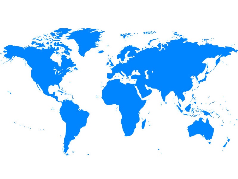世界の半分の領土 人口 資産は この国々が持っている わかりやすく色分けした世界地図 らばq