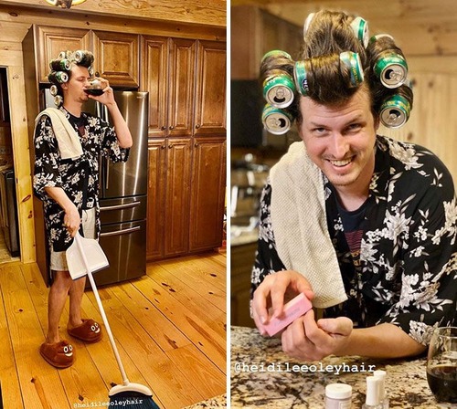 長髪な彼氏のヘアスタイルを魔改造06