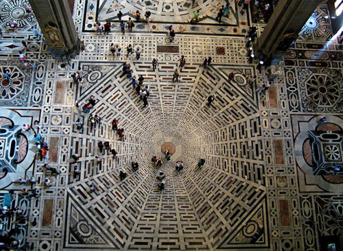 フィレンツェの大聖堂の模様04