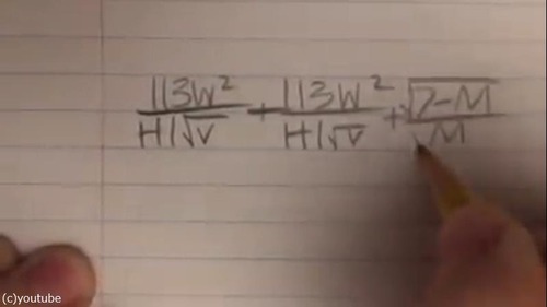 計算式を書く音があのテーマに聞こえる04