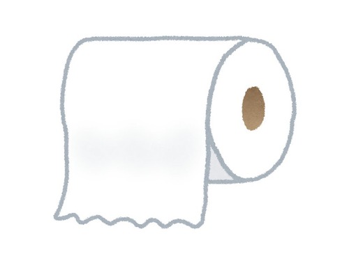 トイレットペーパーの使用量