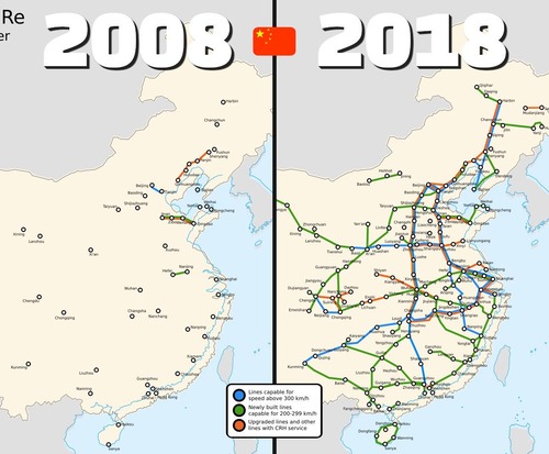 10年でこんなに大都市が電車でつながった01