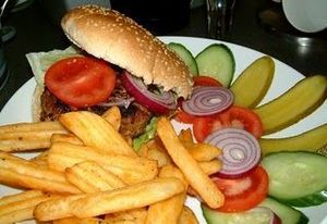 ハンバーガーの量03