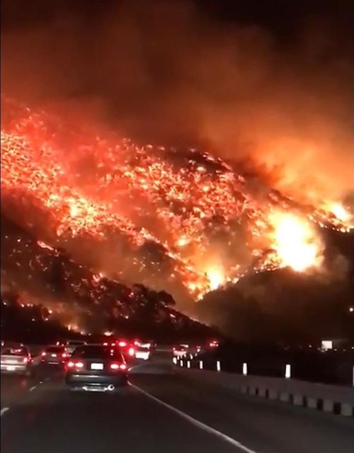 今朝のロサンゼルスの通勤状況02