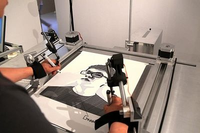 絵が下手でも自画像を描かせてくれるマシーン01