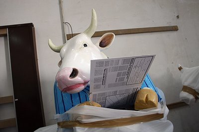 スペインの面白牛彫刻11