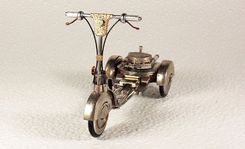 時計で作ったバイク18