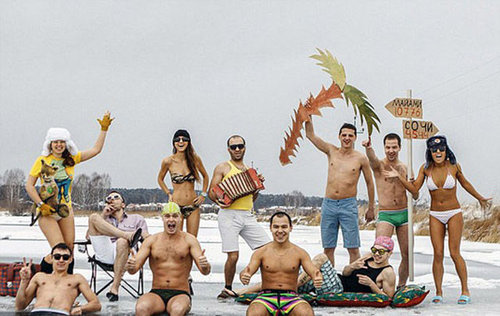 ロシア人と冬08