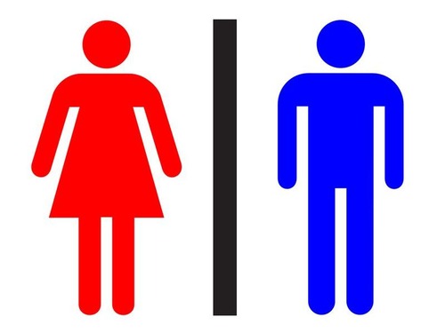 海外のバーの客「このトイレの男女マークを見て、ゲームのキャラクターを想像してしまった…」