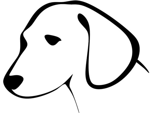 犬の鼻に蝶