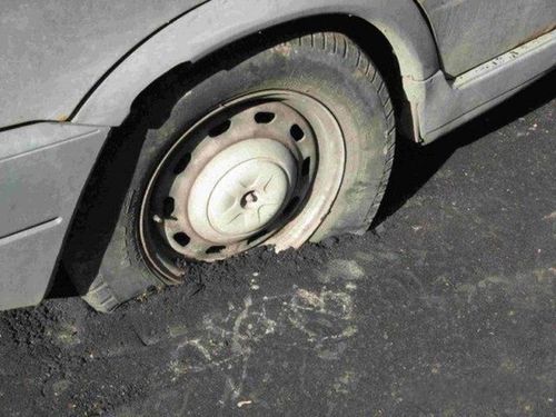 ロシアの道路工事03