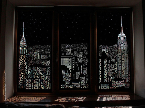 クールな遮光カーテン02